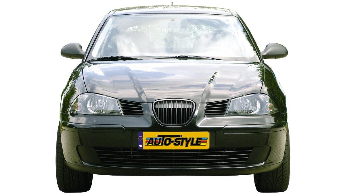 Grille+sans+logo+sur+mesure+pour+Seat+Ibiza%2FCordoba+6L+2002-2008+%28avec+bord+noir%29